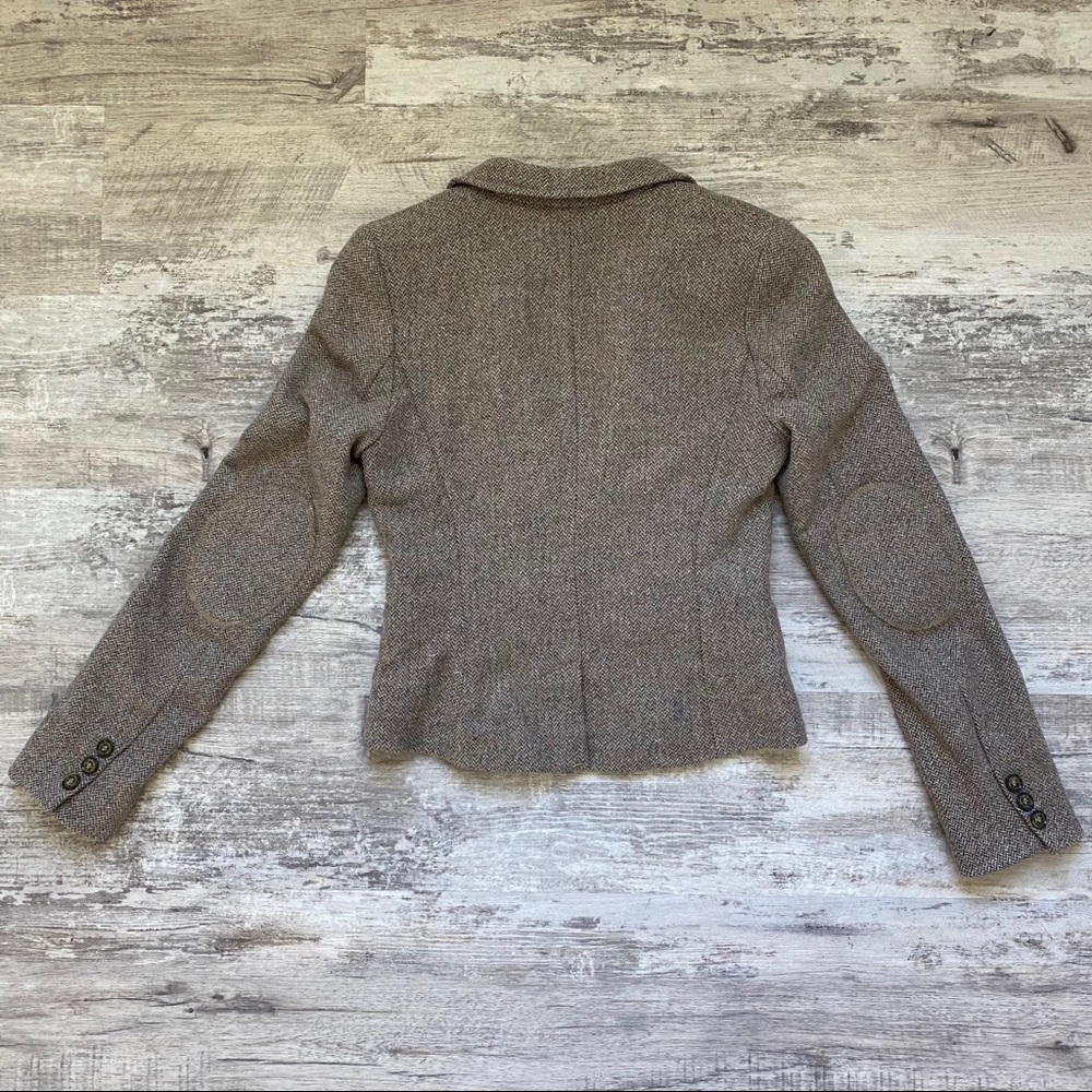 L.O.G.G. Fitted Brown Tweed Blazer - Picture 3 of 4